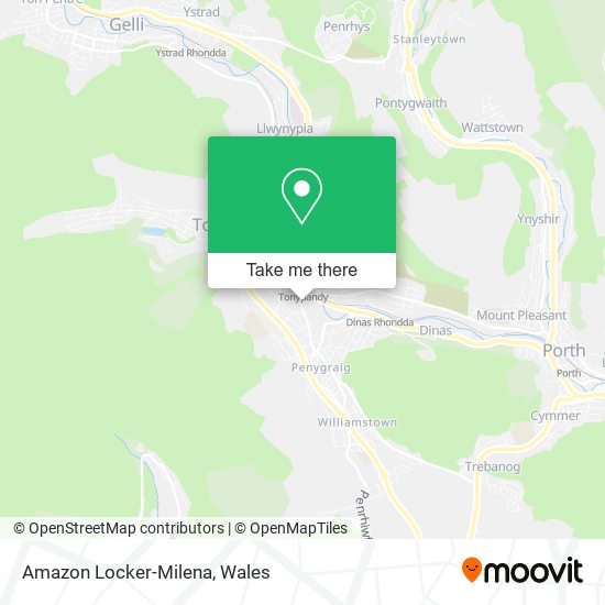 Amazon Locker-Milena map