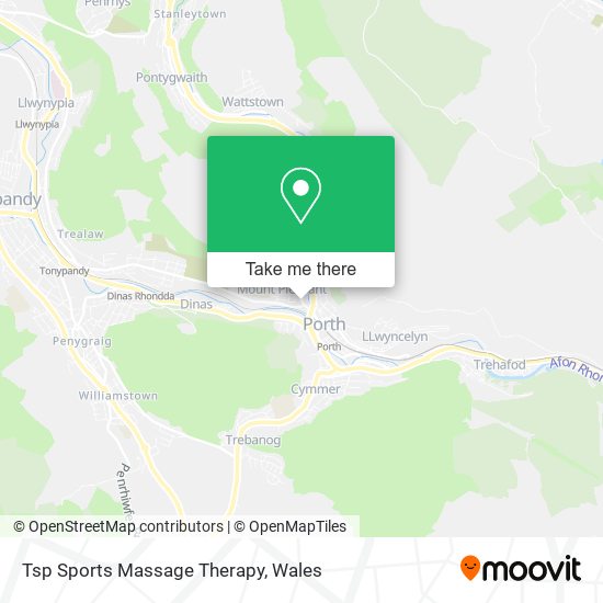 Tsp Sports Massage Therapy map