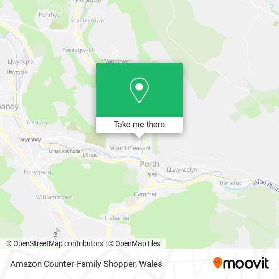 Amazon Counter-Family Shopper map