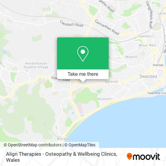 Align Therapies - Osteopathy & Wellbeing Clinics map