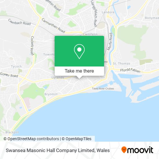 Swansea Masonic Hall Company Limited map