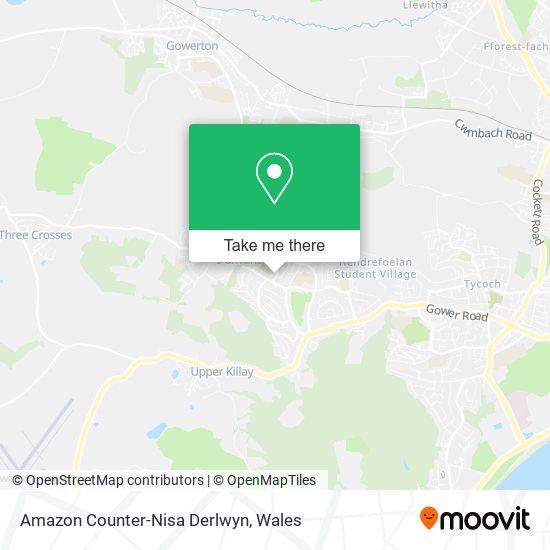 Amazon Counter-Nisa Derlwyn map