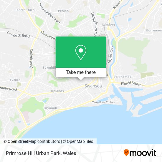 Primrose Hill Urban Park map