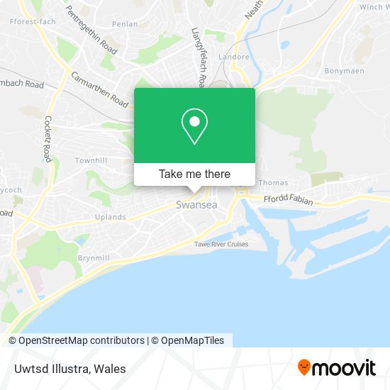 Uwtsd Illustra map