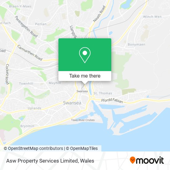 Asw Property Services Limited map