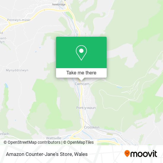 Amazon Counter-Jane's Store map