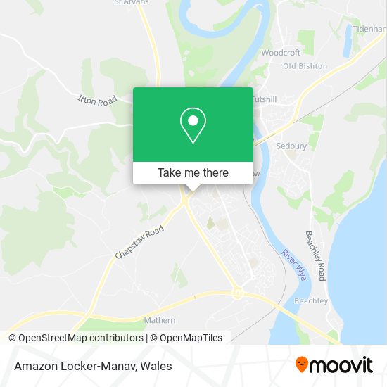 Amazon Locker-Manav map