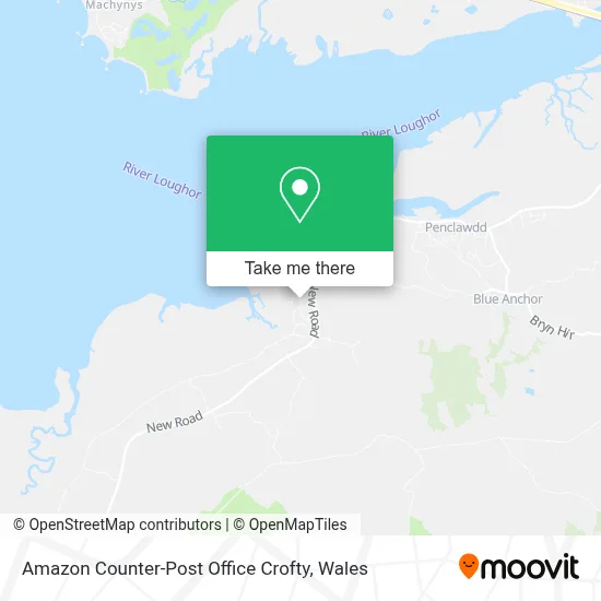 Amazon Counter-Post Office Crofty map