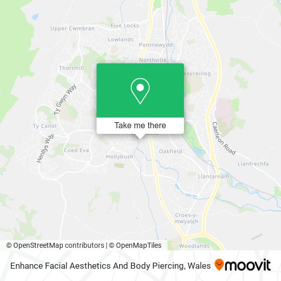 Enhance Facial Aesthetics And Body Piercing map