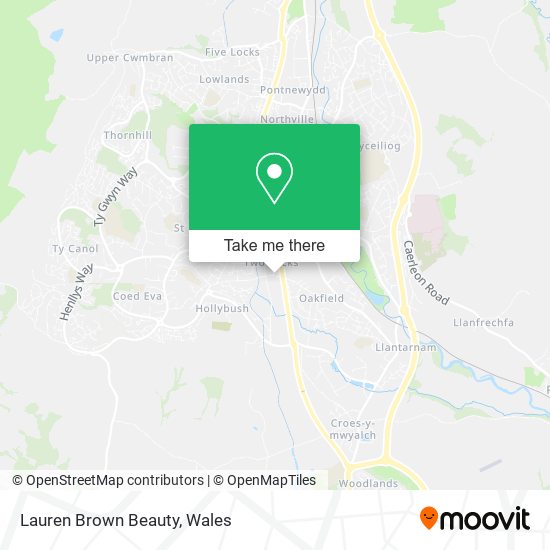 Lauren Brown Beauty map