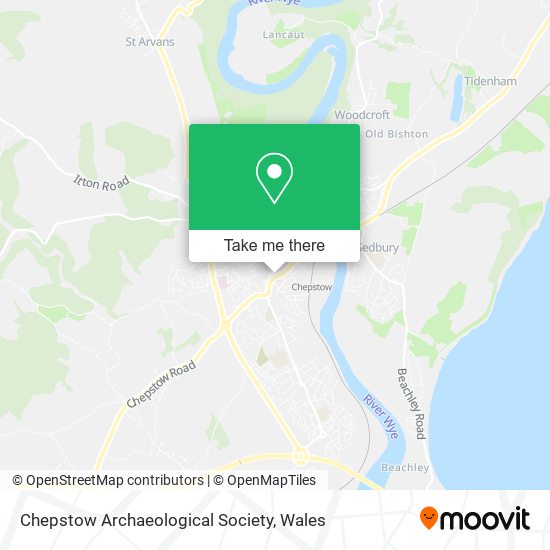 Chepstow Archaeological Society map