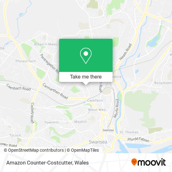 Amazon Counter-Costcutter map