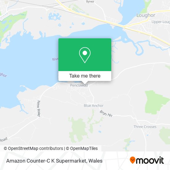 Amazon Counter-C K Supermarket map