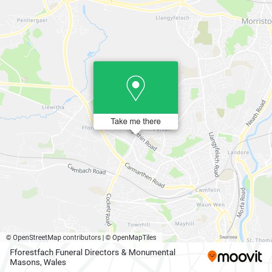 Fforestfach Funeral Directors & Monumental Masons map