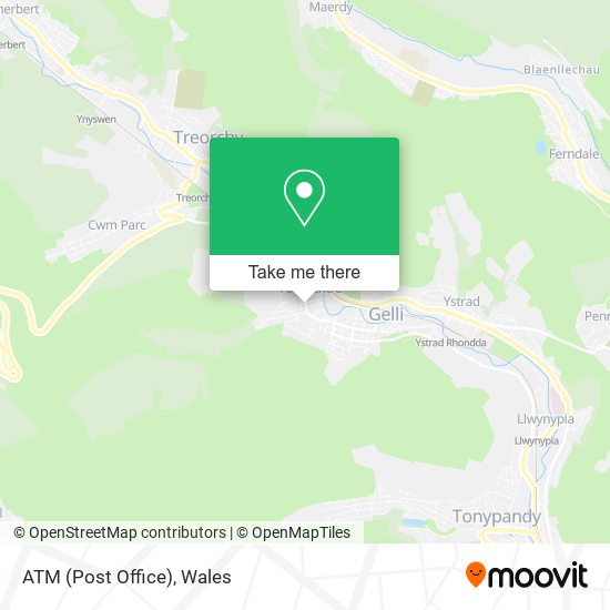 ATM (Post Office) map