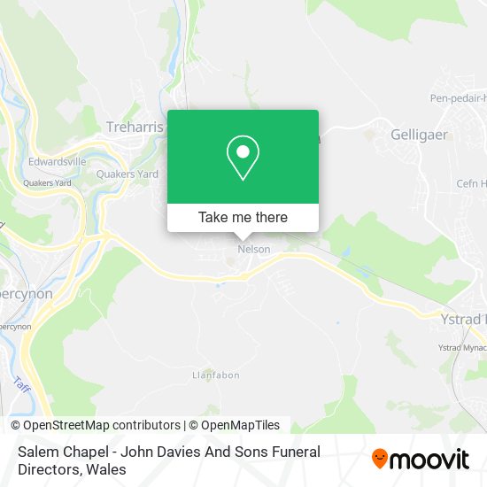 Salem Chapel - John Davies And Sons Funeral Directors map