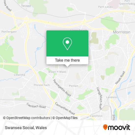 Swansea Social map