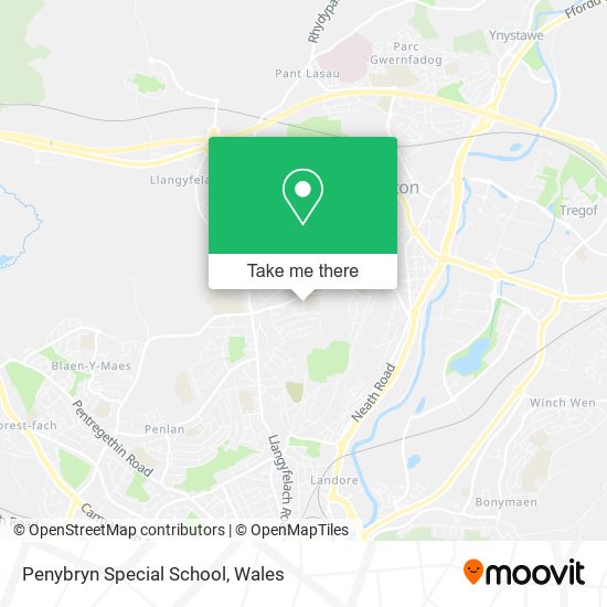 Penybryn Special School map