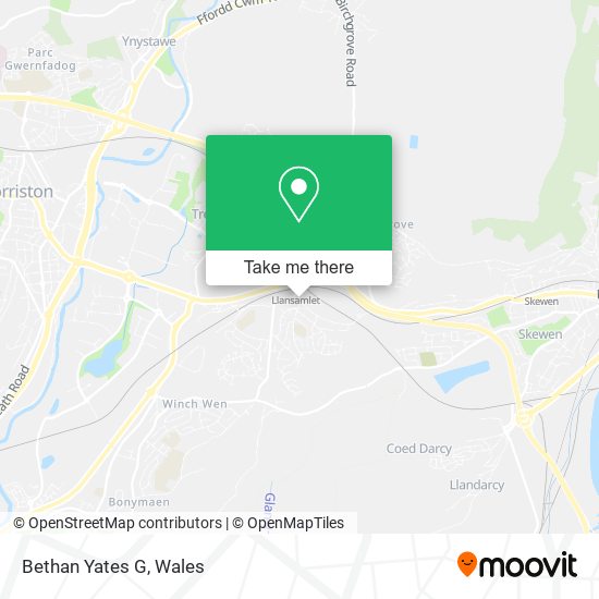 Bethan Yates G map