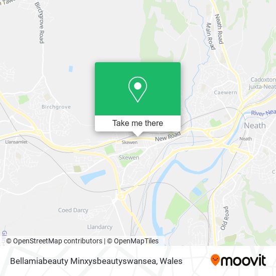Bellamiabeauty Minxysbeautyswansea map