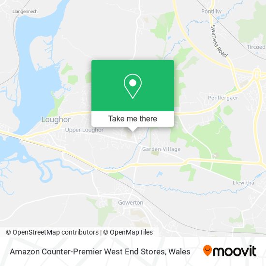 Amazon Counter-Premier West End Stores map