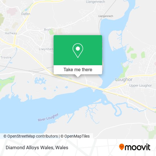 Diamond Alloys Wales map