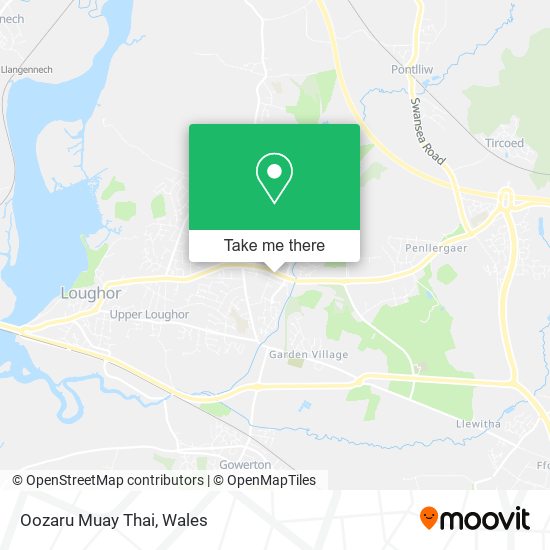 Oozaru Muay Thai map