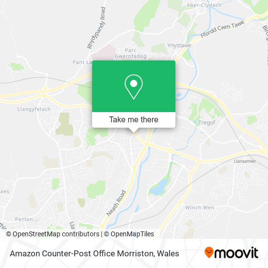 Amazon Counter-Post Office Morriston map