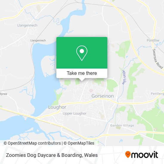 Zoomies Dog Daycare & Boarding map