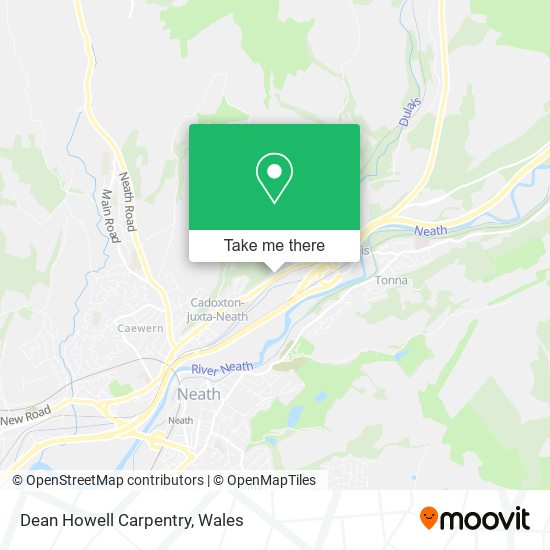 Dean Howell Carpentry map