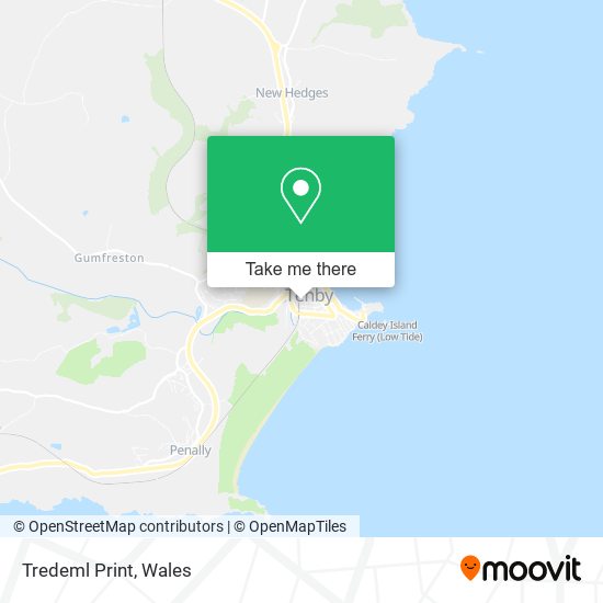 Tredeml Print map