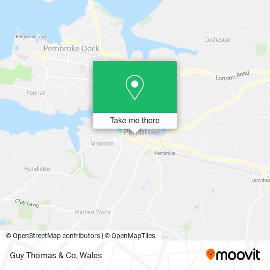 Guy Thomas & Co map