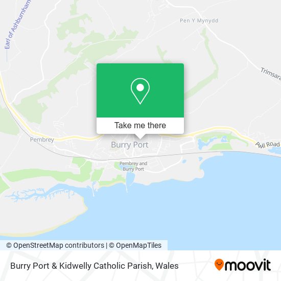 Burry Port & Kidwelly Catholic Parish map