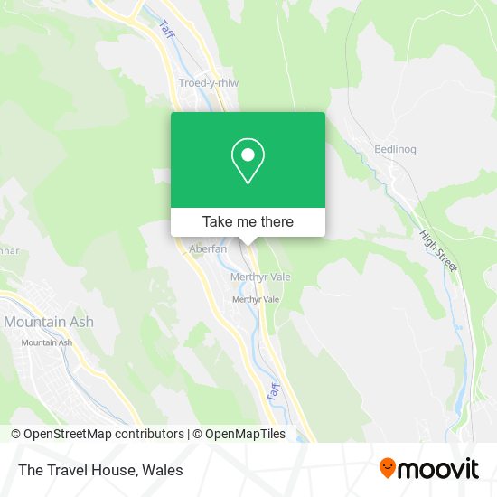 The Travel House map