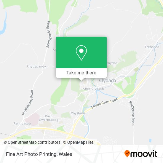 Fine Art Photo Printing map