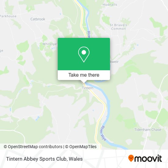 Tintern Abbey Sports Club map