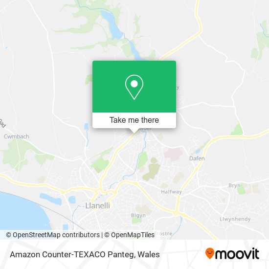 Amazon Counter-TEXACO Panteg map