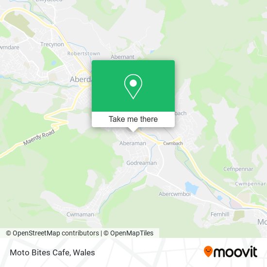 Moto Bites Cafe map
