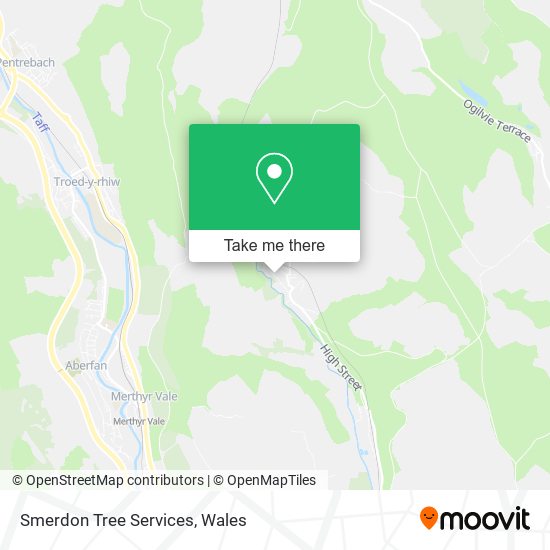 Smerdon Tree Services map