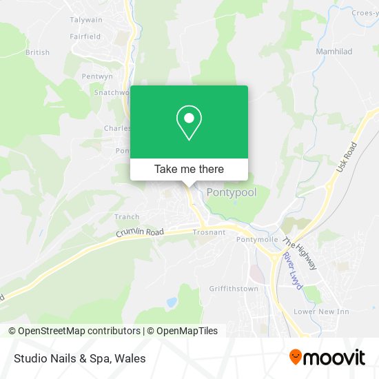 Studio Nails & Spa map