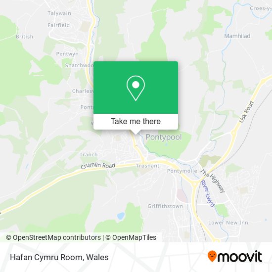 Hafan Cymru Room map