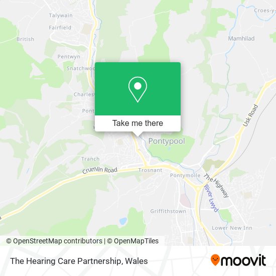 The Hearing Care Partnership map