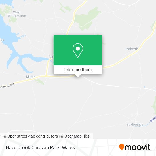 Hazelbrook Caravan Park map
