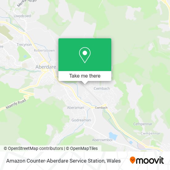 Amazon Counter-Aberdare Service Station map