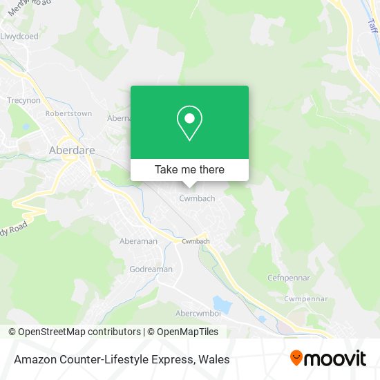 Amazon Counter-Lifestyle Express map