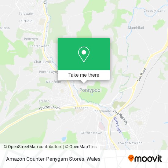Amazon Counter-Penygarn Stores map