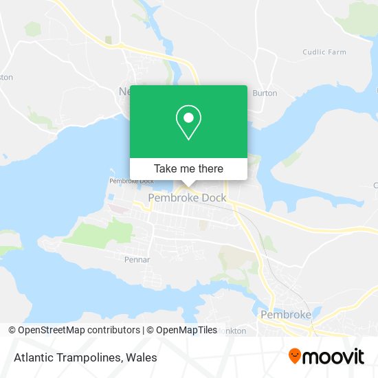 Atlantic Trampolines map