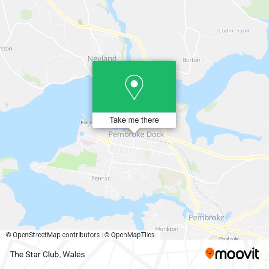 The Star Club map