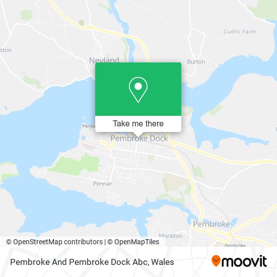 Pembroke And Pembroke Dock Abc map