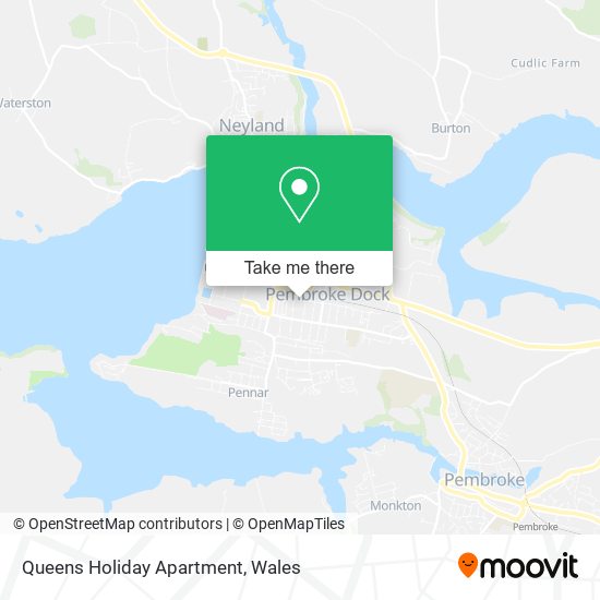 Queens Holiday Apartment map